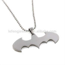 Cheap bat pendant,stainless steel pendant design,silver pendant jewelry